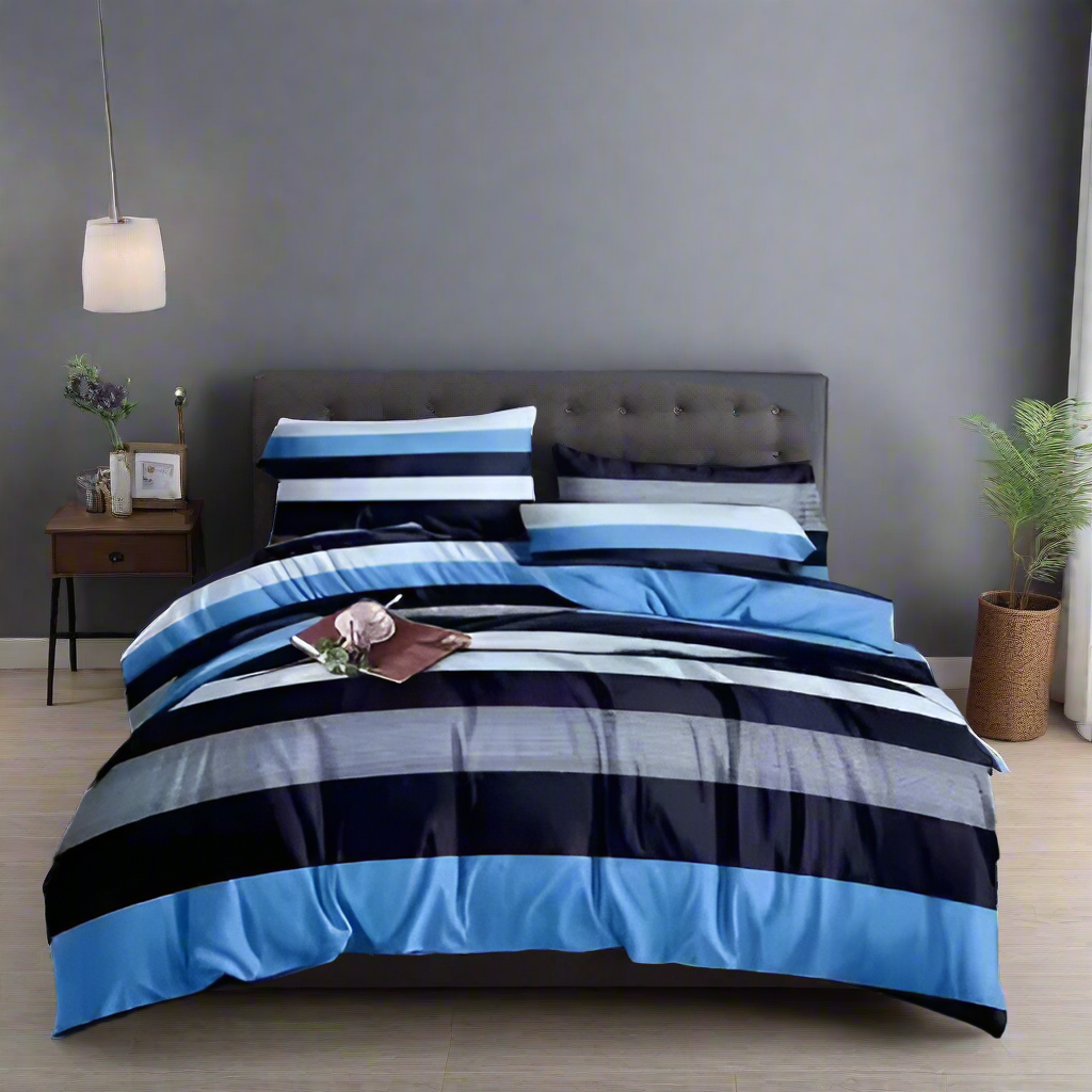 6 Pcs Bedding Set With Duvet Covers, Bedsheet &  Pillow Case