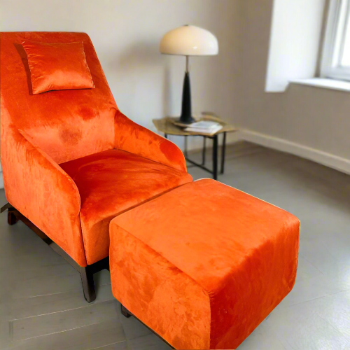 Normal Ocassional Chair with Foot Rest @HOG - Home Office Garden Online Marketplace