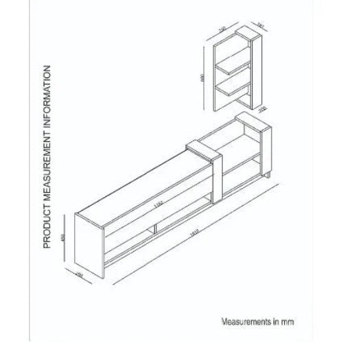 Off White Tv Stand. @HOG - Home Office Garden Online Marketplace