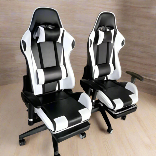 Office Chair Leather Gaming Chairs Footrest Recliner @HOG - Home Office Garden Online Marketplace