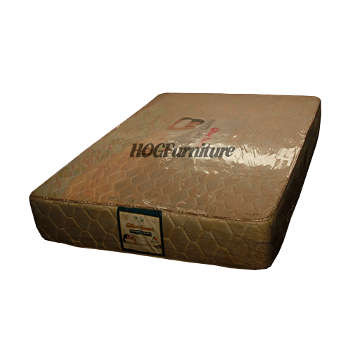 Olive Foam Mattress Semi-Orthopaedic 6 x 4.5ft x 12" Quilted @HOG - Home Office Garden Online Marketplace