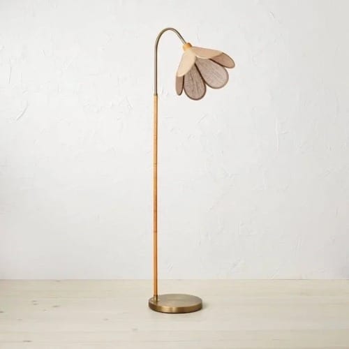 Opalhouse Jungalow Burlap Petal Floor Lamp @ HOG
