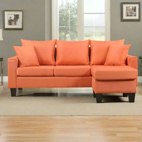 Orange_Modern_Sectional_Sofa Order Now @HOG Online Marketplace