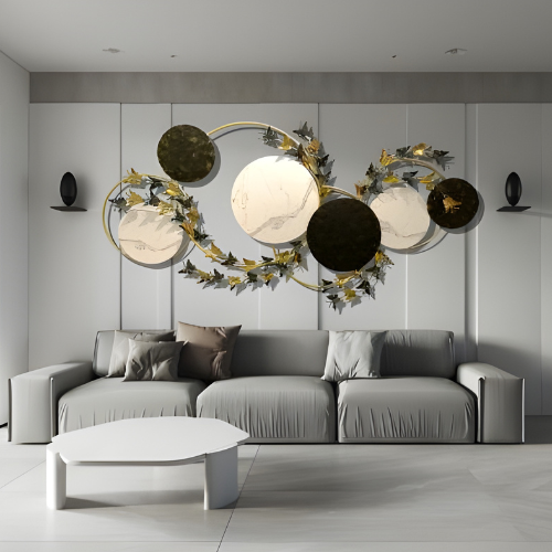 Orbital Blossoms Metal Wall Art @HOG - Home, Office, Online Marketplace