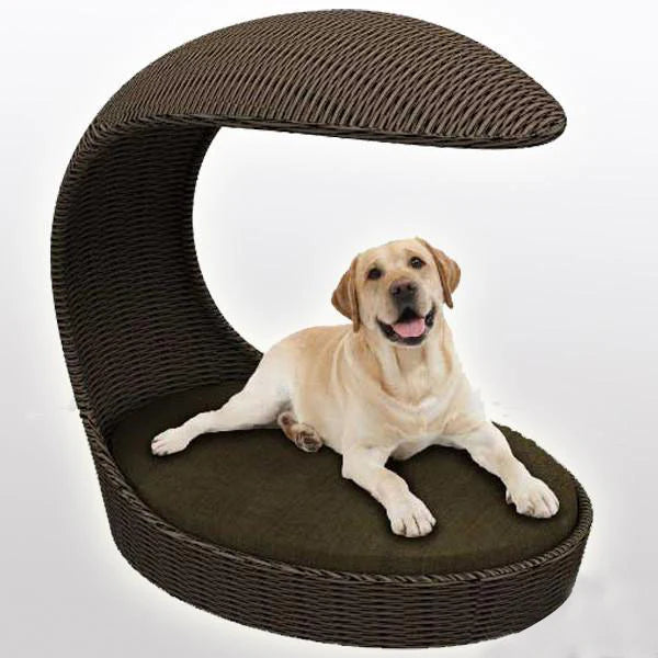 Outdoor Furniture Wicker Dog Basket