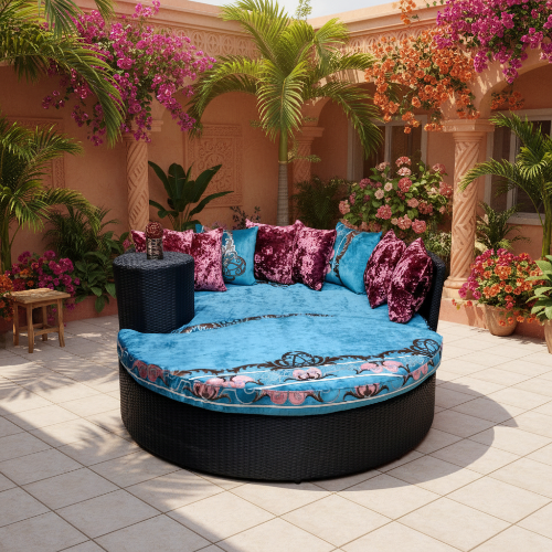 Ita gbangba Daybed / Moon Bed