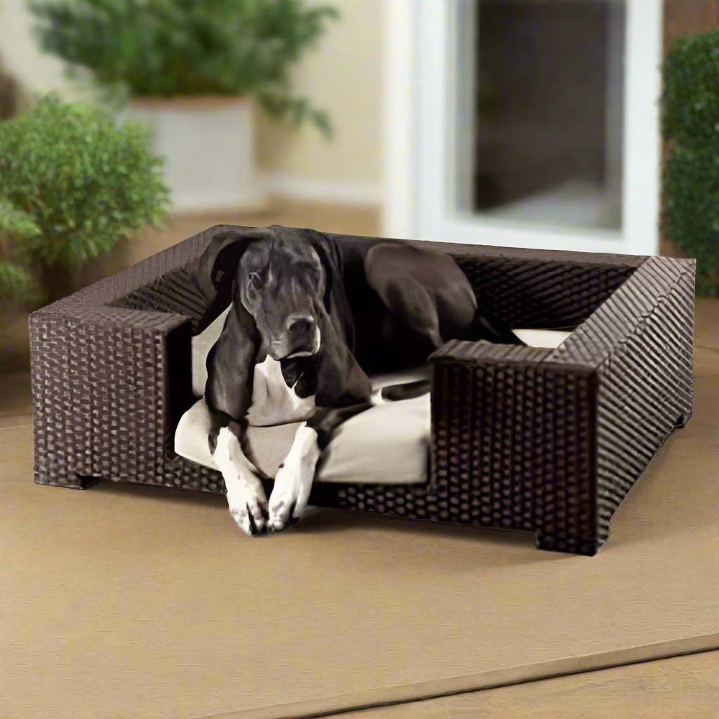 Outdoor Furniture Wicker Dog Basket @hog online marketplace