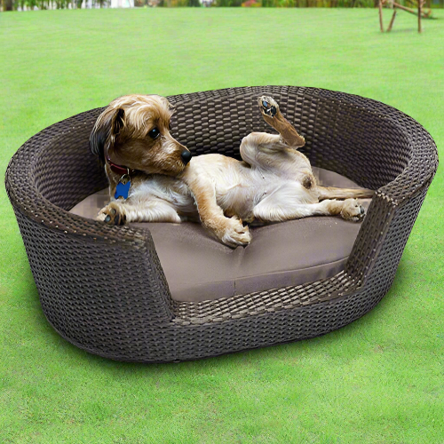 Outdoor Furniture Wicker Dog Basket. @HOG - Home Office Garden Online Marketplace