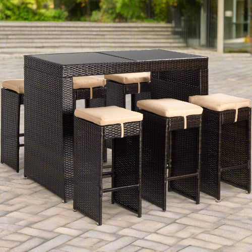Outdoor Rattan Patio Furniture Brown. @HOG - Home Office Garden Online Marketplace