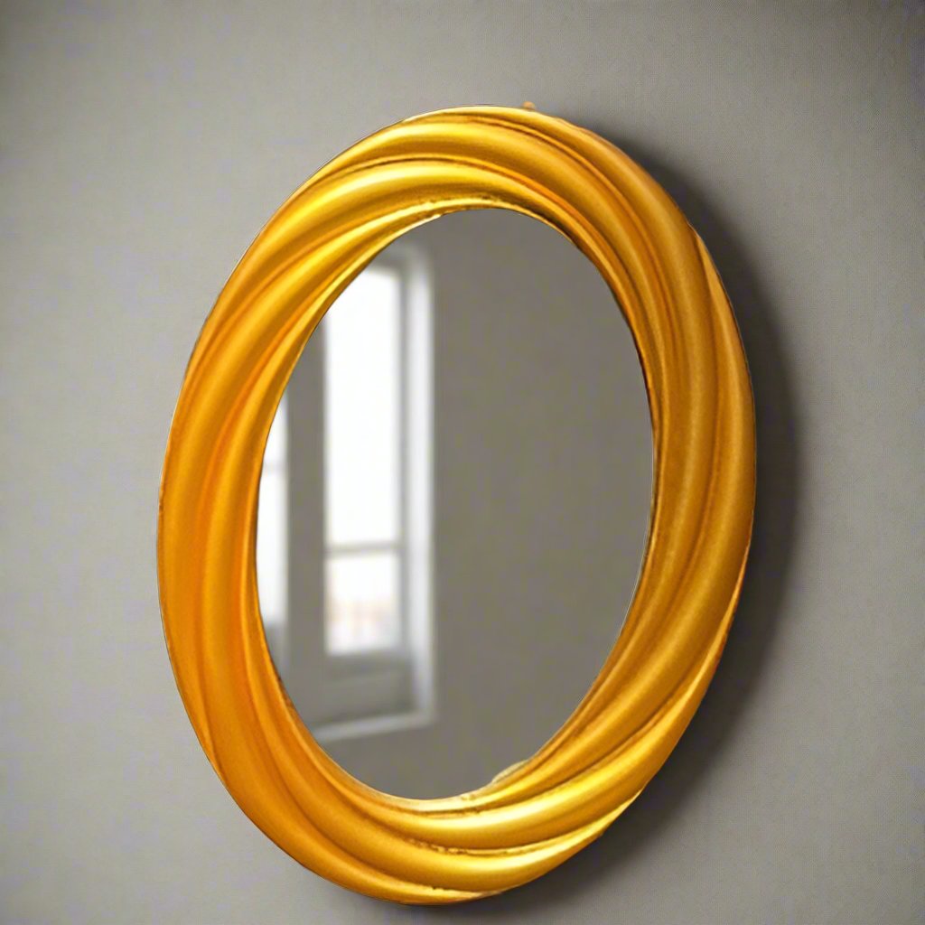 Oval Classic Sophisticated Wall Mounted Mirror @ HOG