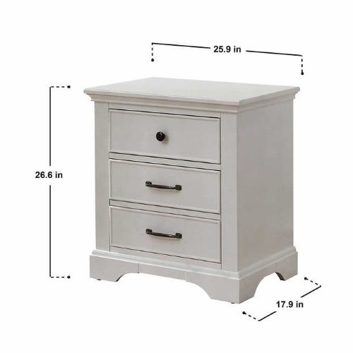 Pierce 2-Drawer Nightstand. Home Office Garden | HOG-HomeOfficeGarden | online marketplace