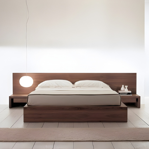 Platform Bed Frame Design with Chest of 8 Drawers (7×7ft) @HOG - Home, Office, Garden, Online Marketplace