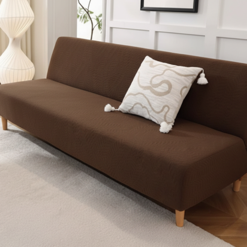 Premium Brown Stretch Sofa Cover