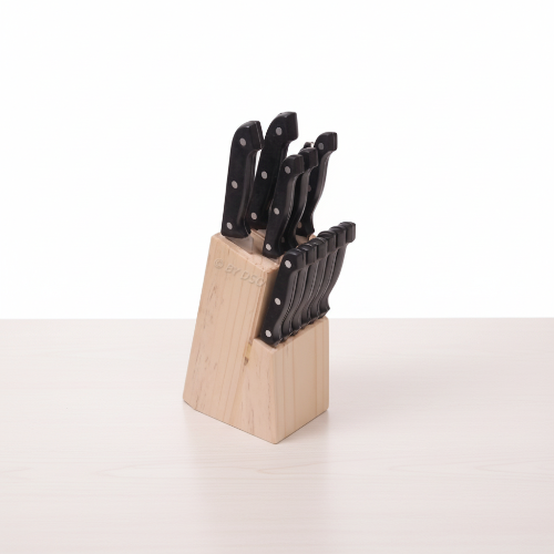 Prima 13piece Knife Set with Wooden Block  @HOG - Home, Office, Garden, Online Marketplace
