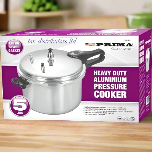 Prima Heavy Duty Aluminium Pressure Cooker 5 Liter Order Now @HOG Online Marketplace