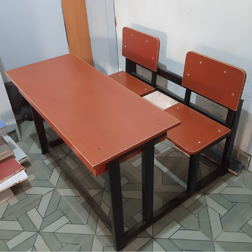Primary School Double Seater Desk and Bench Set @HOG - Home, Office, Garden, Online Marketplace
