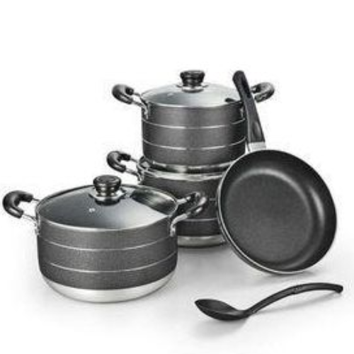Maximus 4-Set High Quality Non-Stick Pot (20cm, 22cm, 24cm, 24cm Frying Pan)