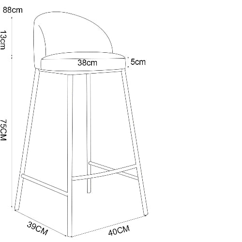Rebol Modern Bar Stools @HOG - Home Office Garden Online Marketplace