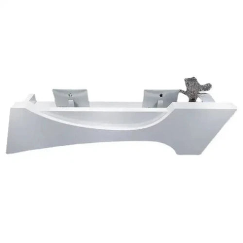 2 Person Classic Reception Desk 2.8meter