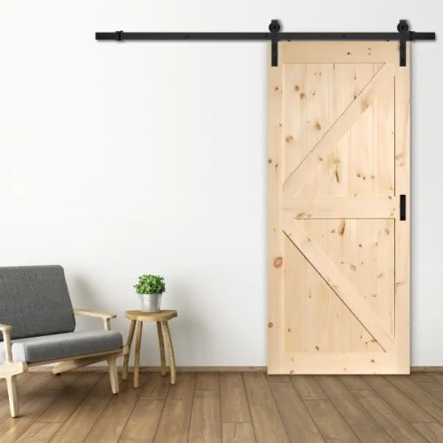 Renin Pine Complete Barn Door Kit @ HOG