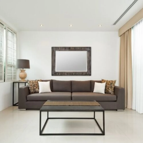 Renwil Liuhana Dark Charcoal Wall Mirror - 42 X 30 Inch @HOG - Home, Office, Garden, Online Marketplace

