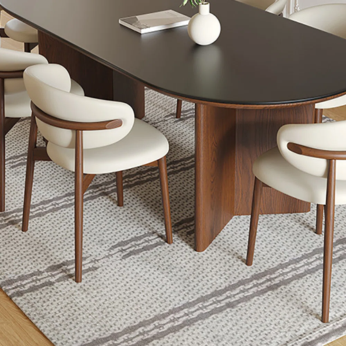 Retro Oval Plank Dining Table Set. Home Office Garden | HOG-HomeOfficeGarden | online marketplace