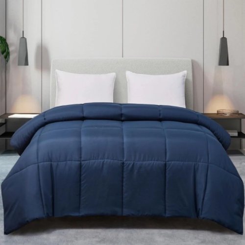 Ridge Home Fashions Microfiber Down Alternative Comforter - Blue @HOG - Home, Office, Garden, Online Marketplace

