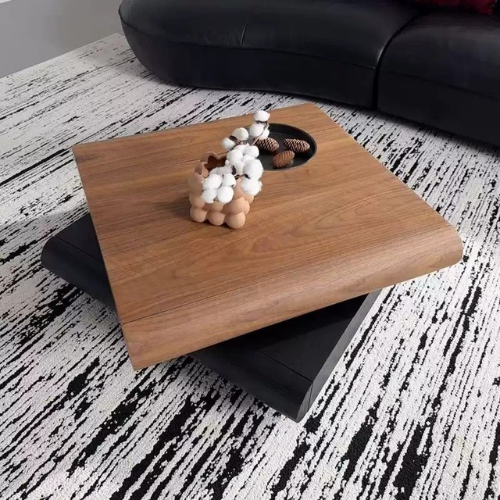 Rotating Multi-Functional Coffee Table with Layered Storage Design @HOG - Home, Office, Garden, Online Marketplace