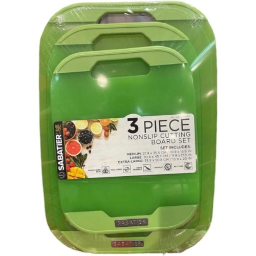 Sabatier 3-piece Nonslip Cutting Board Set @HOG - Home, Office, Garden, Online Marketplace
