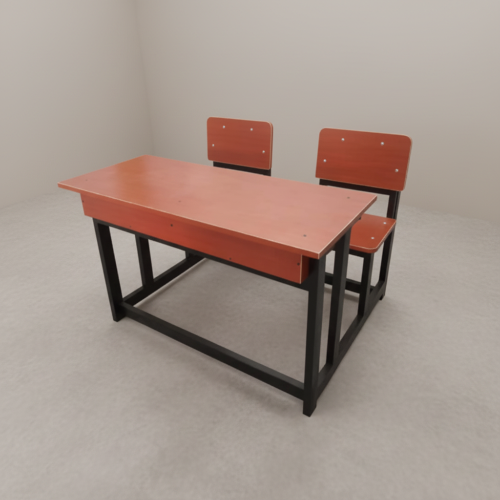 Secondary School Double Seater Desk and Bench Set @HOG - Home, Office, Garden, Online Marketplace