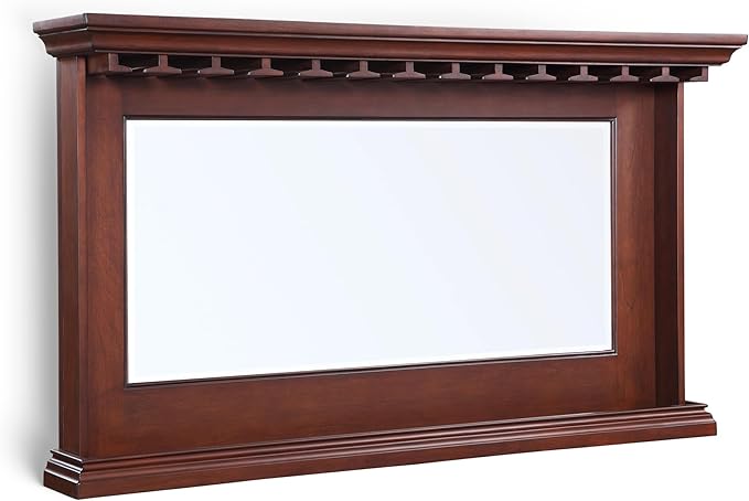 Seville Back Bar Mirror Walnut. @HOG - Home Office Garden Online Marketplace