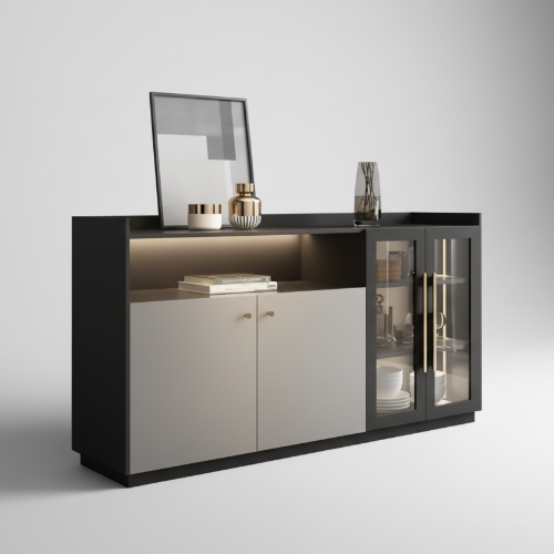 Sideboard Cabinet with Led Light. @HOG - Home Office Garden Online Marketplace