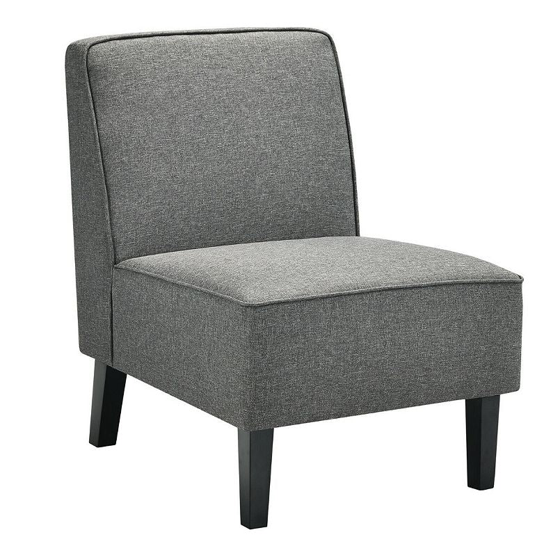 Single Fabric Modern Armless Accent Sofa Chair @HOG online marketplace