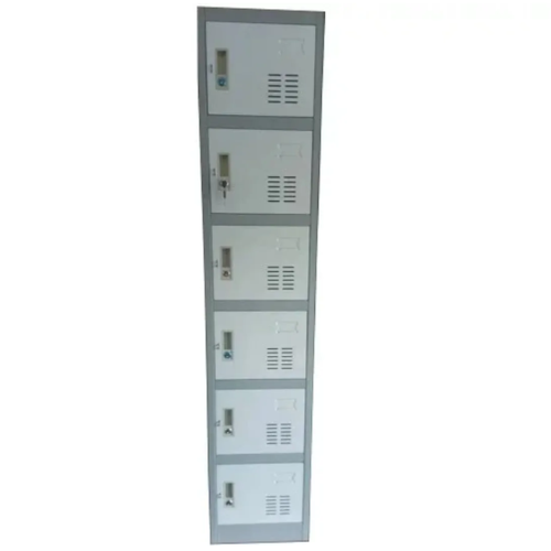 Single 6-Doors Worker's Metal Box Storage Lockers @HOG - Home, Office, Garden, Online Marketplace