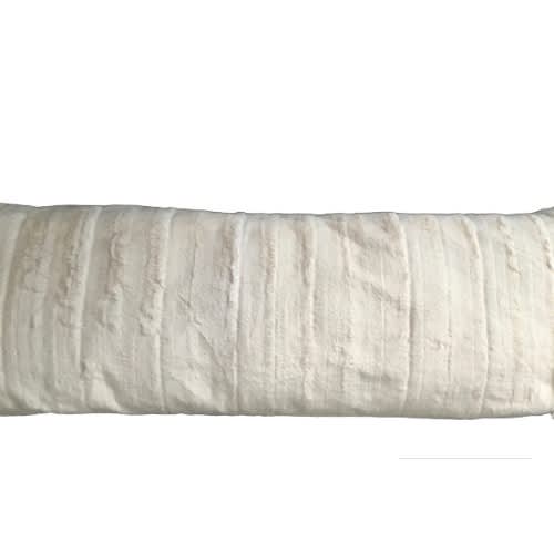 Soft Faux Fur Body Pillow White Order @HOG - Main Image