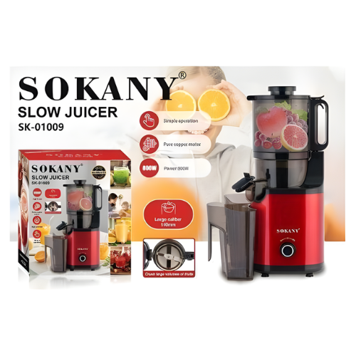 Sokany Electric Slow Juicer 800w  @HOG - Home, Office, Garden, Online Marketplace

