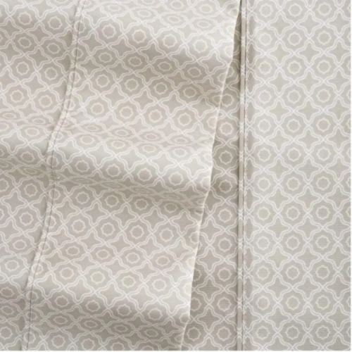 South Point Home Fashions Microfiber 6 Pcs Queen Sheet Set - Frames Neutral @HOG - Home, Office, Garden, Online Marketplace

