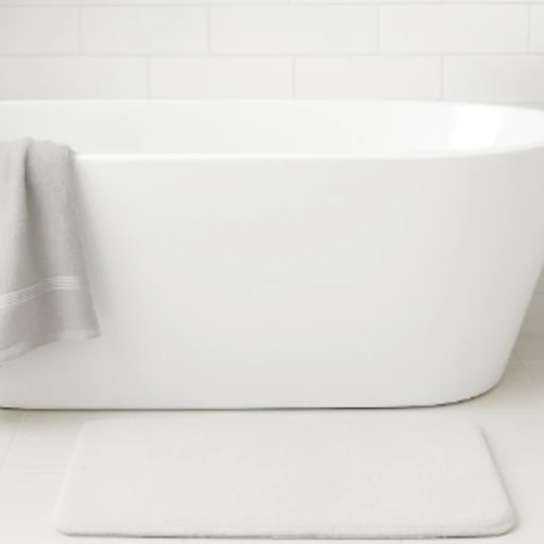 Spa Faux Rabbit Fur Bathmat - White @HOG - Home, Office, Garden, Online Marketplace
