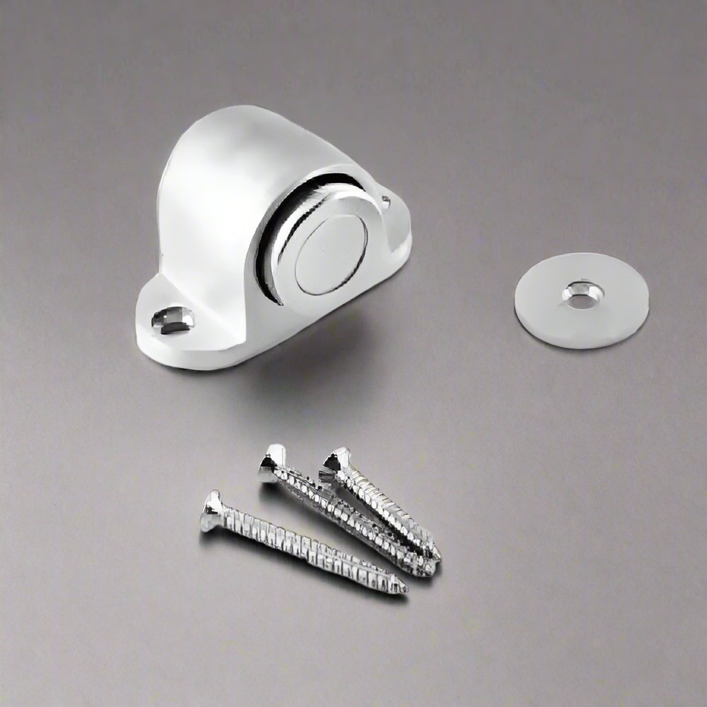 Stainless Steel Floor Mounted Magnetic Stopper
 @ HOG 
