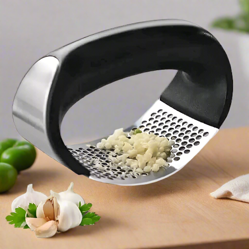 Stainless Steel Garlic Press With Plastic Handle Order Now @HOG Online Marketplace