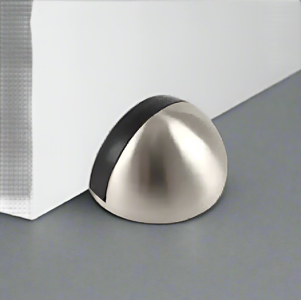 Stainless Steel Half-Moon Door Stopper @ HOG