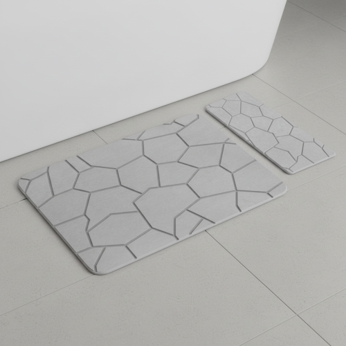 Stone mantle Diatomaceous Stone Mat - Grey - 2pcs @HOG - Home, Office, Garden, Online Marketplace

