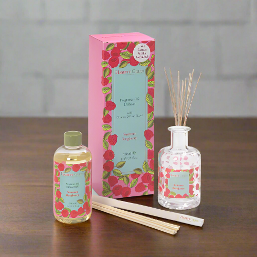 Summer Raspberry 250ml Diffuser Gift Set @HOG - Home Office Garden Online Marketplace