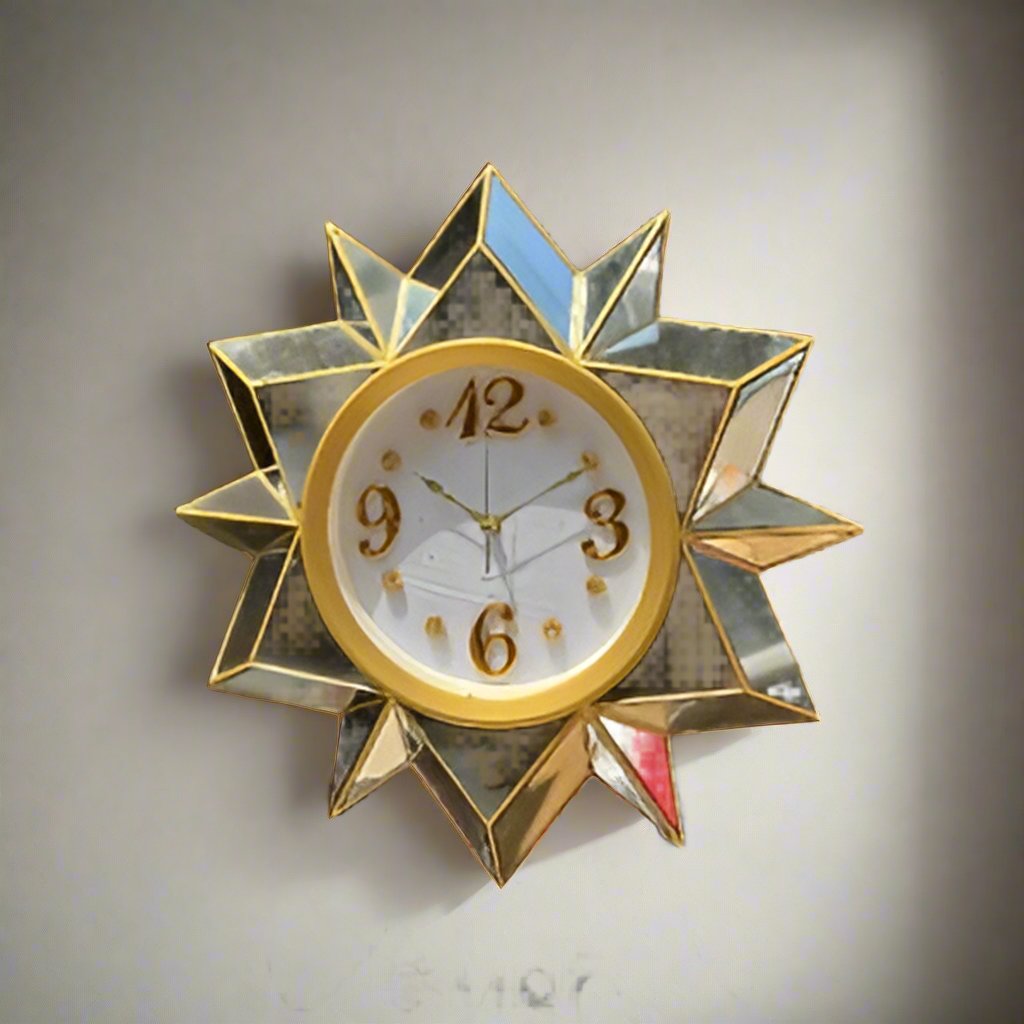 Sun Shaped Wall clock @ HOG