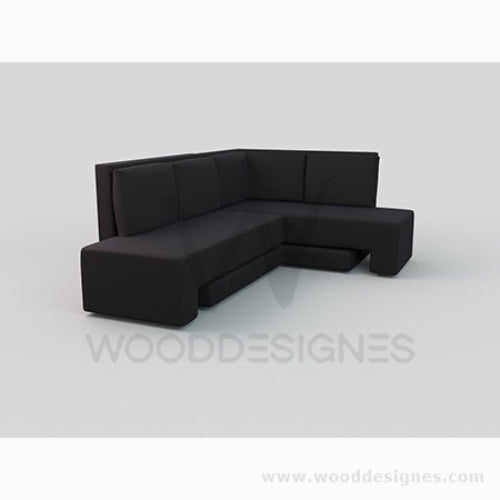 Terry Convertible Sofa(Black). @HOG - Home Office Garden Online Marketplace