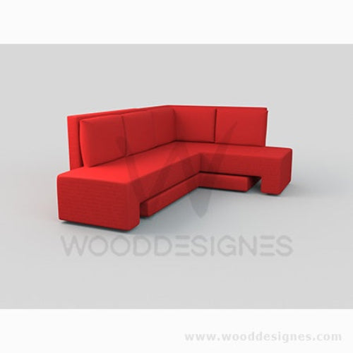 Terry Convertible Sofa (Red). @HOG - Home Office Garden Online Marketplace