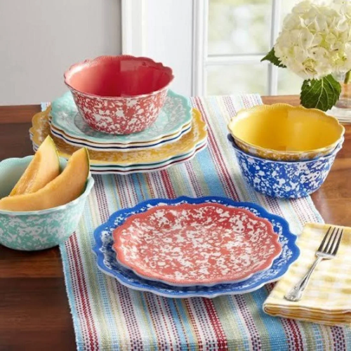 The Pioneer Woman Country Splatter Melamine Dinnerware Set - 12-piece
@HOG - Home, Office, Garden, Online Marketplace
