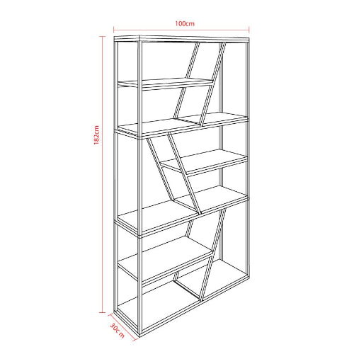 Tier Bookshelf Industrial Bookcase. @HOG - Home Office Garden Online Marketplace