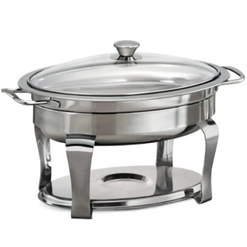 Tramontina Proline Stainless Steel Oval Chafing Dish - 4.2 Qt @HOG - Home, Office, Garden, Online Marketplace
