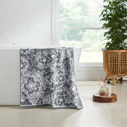 Trident Floral Bath Towel @HOG - Home, Office, Garden, Online Marketplace

